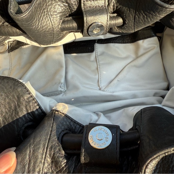 Cole Haan Sophisticated Black Leather Shoulder Bag - Picture 9 of 11